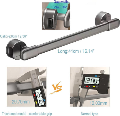 Shower Grab Bars Suction,Suction Grab Bars for Shower,Gray,16″2PCS