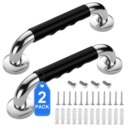 Gotega 16 Inch Shower Grab Bars for Seniors, Anti Slip Handicap Grab Bars