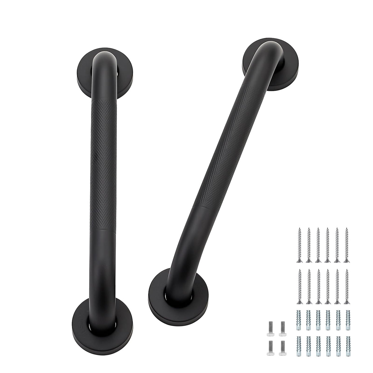 Grab Bars for Shower, 18 Inch Shower Handle, 2 Pack, Brushed Nickel