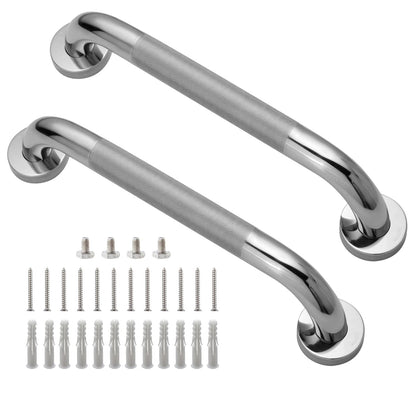 Rockgoya 16 Inch Anti-Slip Shower Grab Bars, 1.25" Diameter 2 Pack