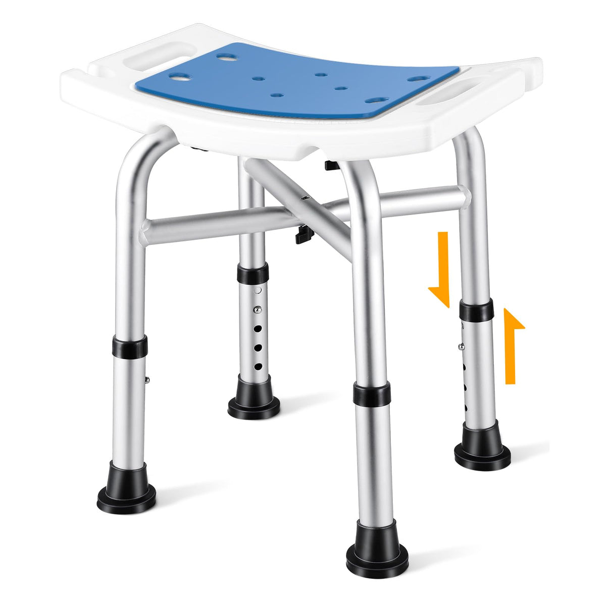 Hiqufet Medical Shower Chair for Inside Shower, Heavy Duty Shower Stool