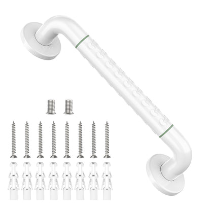 2 Pack 24 Inch Polished Chrome Anti Slip Knurled Shower Grab Bar