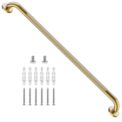 Shower Grab Bar 16 Inch, Brushed Nickel Bathroom Safety Grab Bar