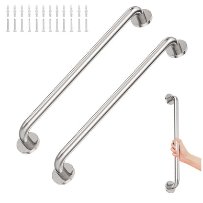 16 Inch Brushed Nickel Grab Bar for Bathroom, 2 Pack