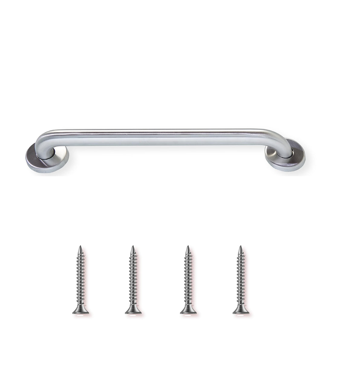 42” Shower Handle Smooth Grip | 304 Stainless Steel Bathroom Grab Bars for Seniors, Handicap Grab Bars | ADA Shower Bars Safety for Elderly Holds Upto 400lbs, Grab Bars for Bathtubs and Showers