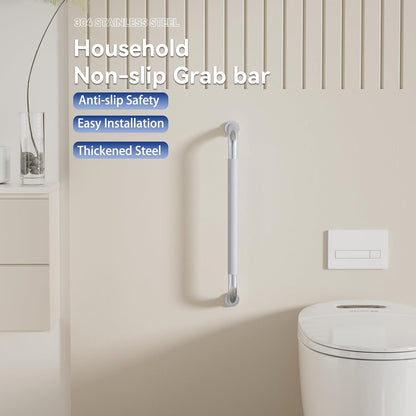 36 Inch Shower Grab Bar, Bathroom Grab Bar Handle with Anti-Slip Knurled Grip, Stainless Steel Bath Balance Bar, 1.25" Diameter Bath Safety Bar Support for Seniors Elderly Pregnant, Brushed Nickel