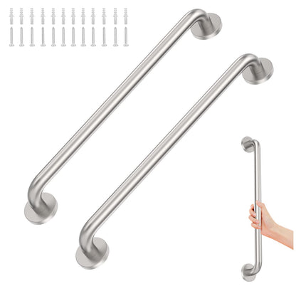 16 Inch Brushed Nickel Grab Bar for Bathroom, 2 Pack