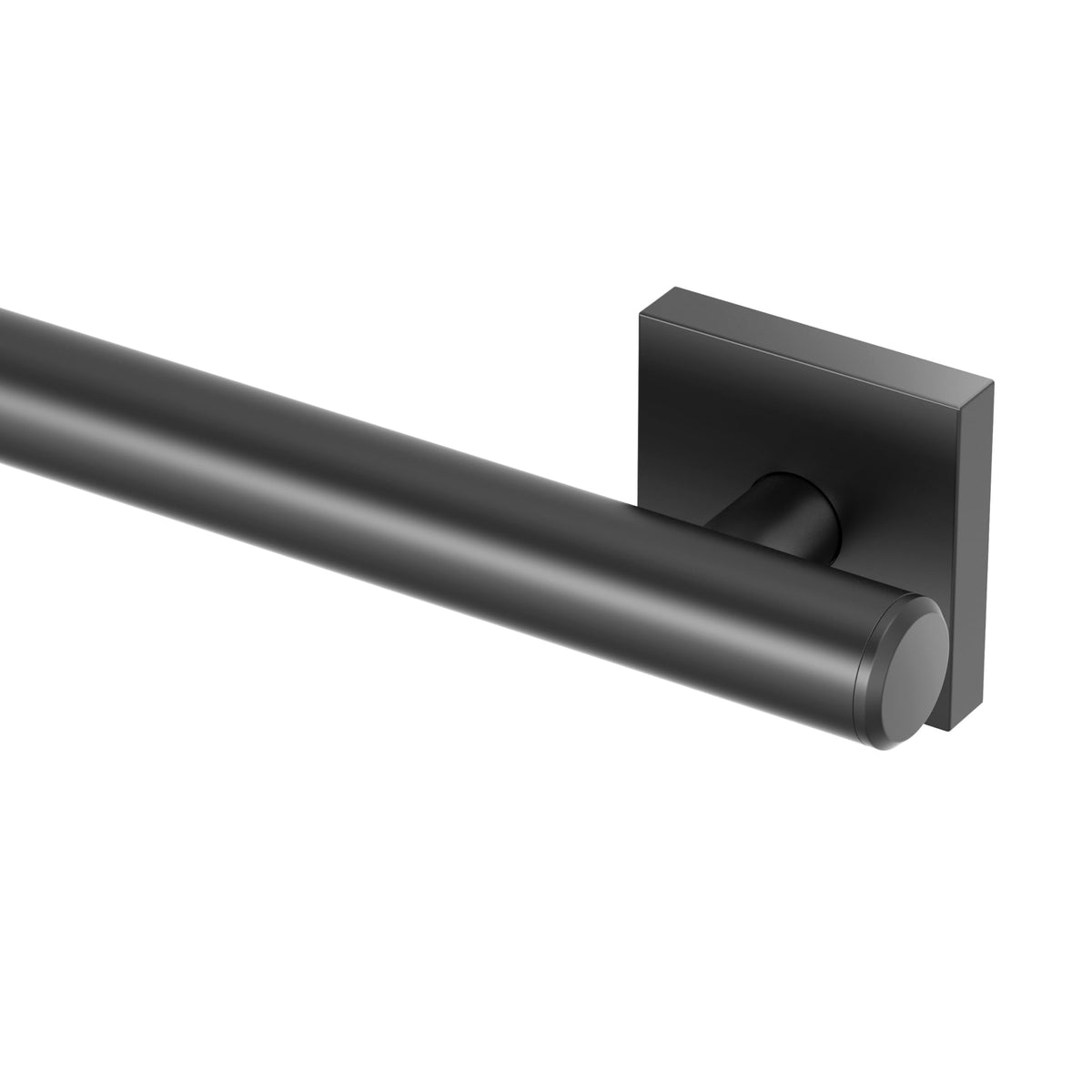 Gatco 950 Elevate Shower Grab Bar, 12 Inch, ADA Compliant, Satin Nickel, Wall Mounted Bathroom Handrail