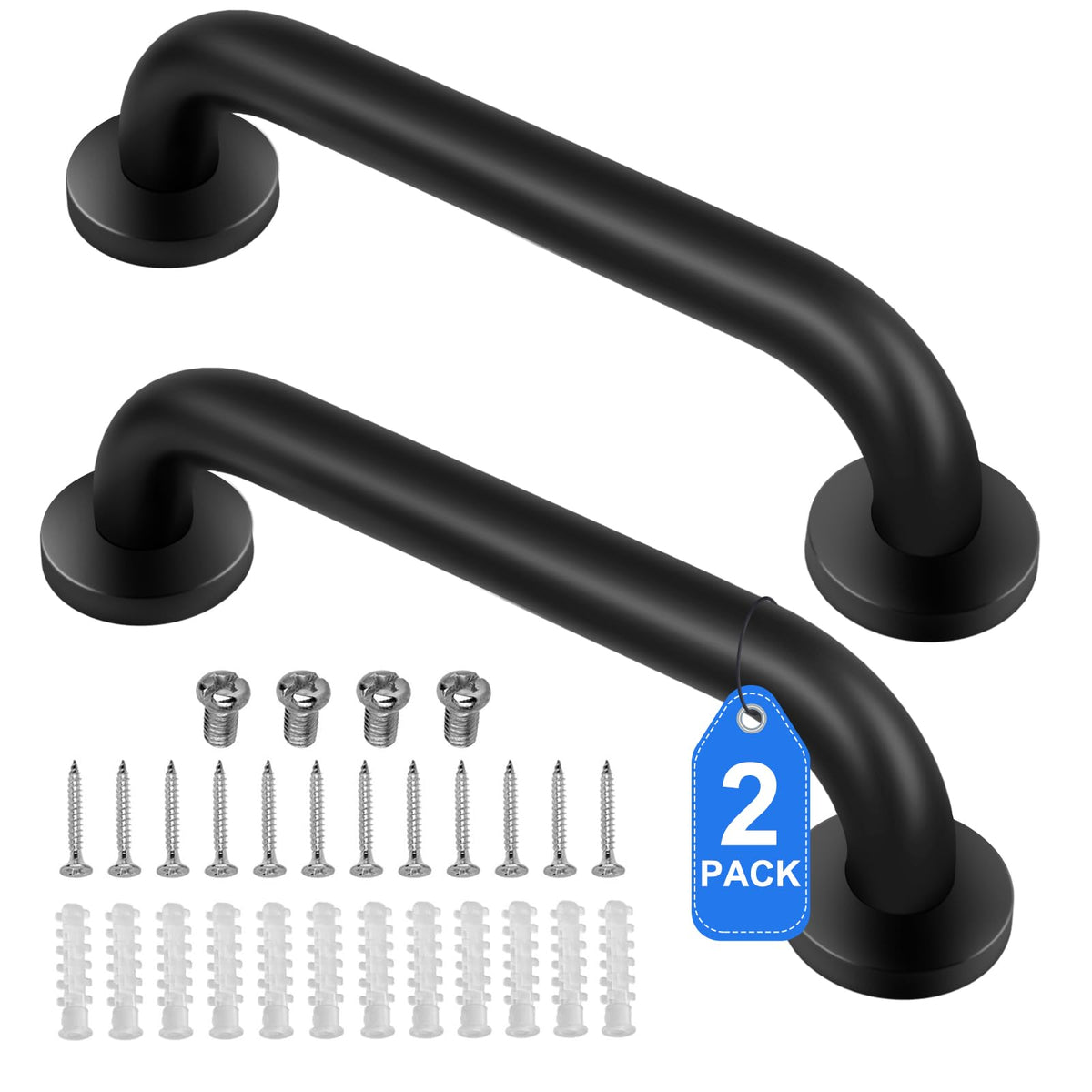 Grab Bars for Shower 2 Pack, Stainless Steel Bathroom Grab Bar for Seniors