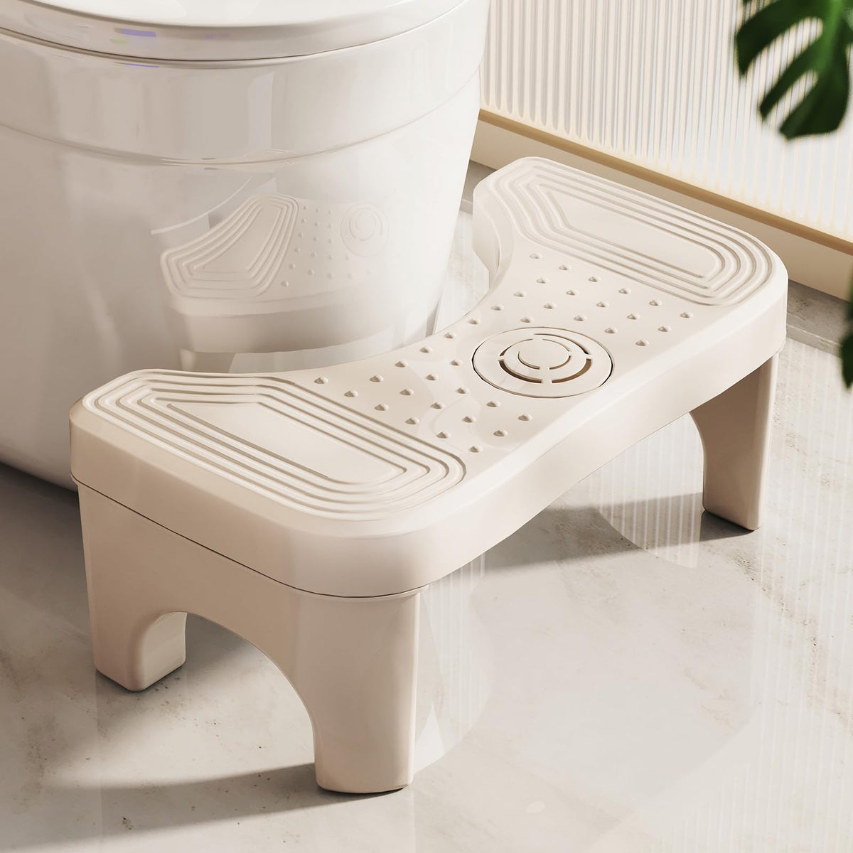 Squatting Toilet Stool, Poop Stool Squat Adult, 7" Potty Stool for Bathroom