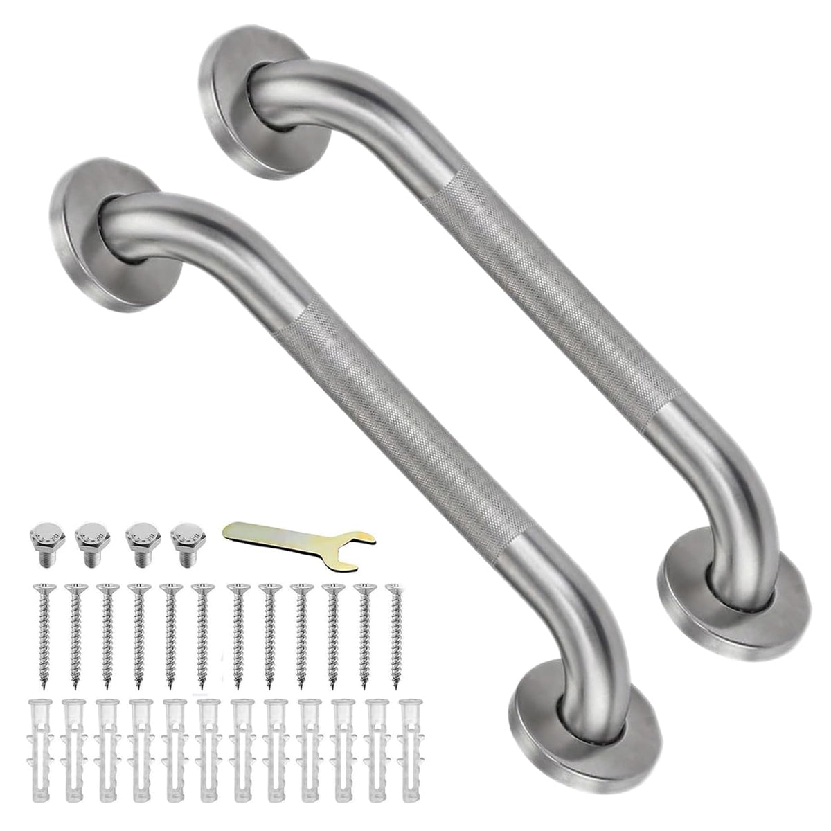 Grab Bars for Shower 16 Inch Bathroom Safety Bars for Seniors