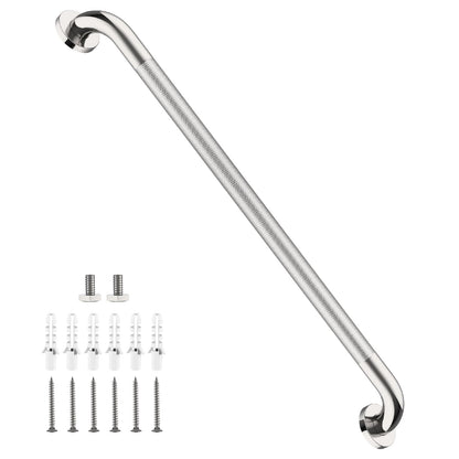 Shower Grab Bar 16 Inch, Brushed Nickel Bathroom Safety Grab Bar