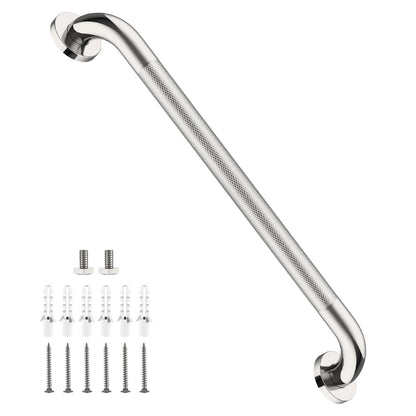 Shower Grab Bar 16 Inch, Brushed Nickel Bathroom Safety Grab Bar