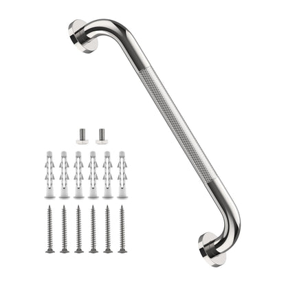 ZUEXT 16 Inch Chrome Safety Grab Bar for Bathroom Shower, Stainless Steel