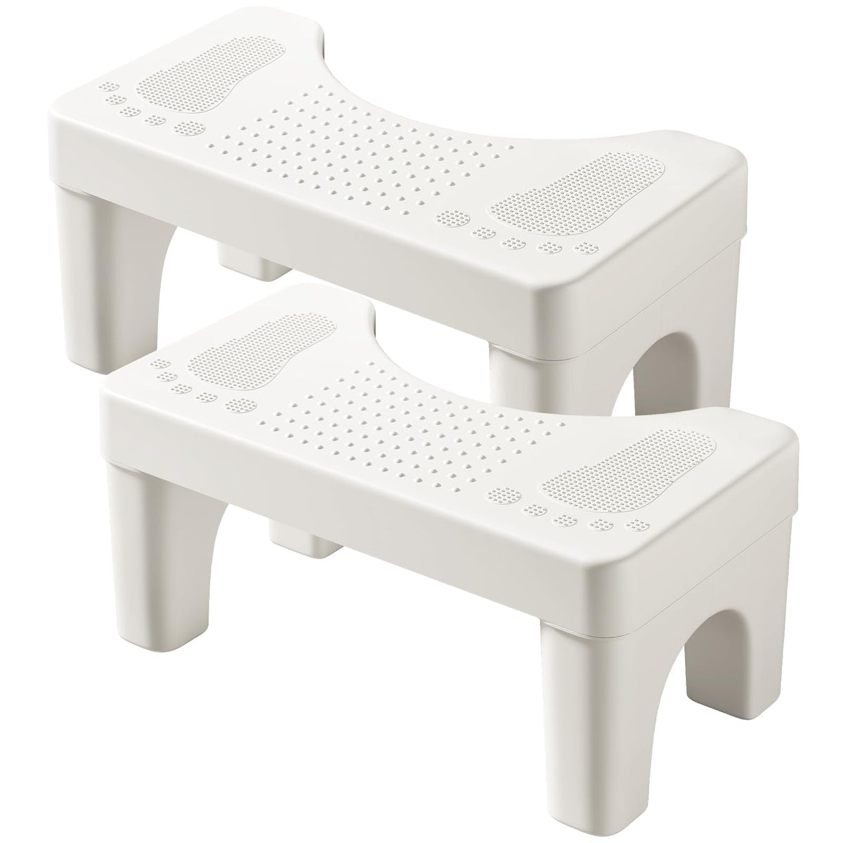 Squatting Potty for Adults, Toilet Squat Poop Stool for Bathroom Pooping