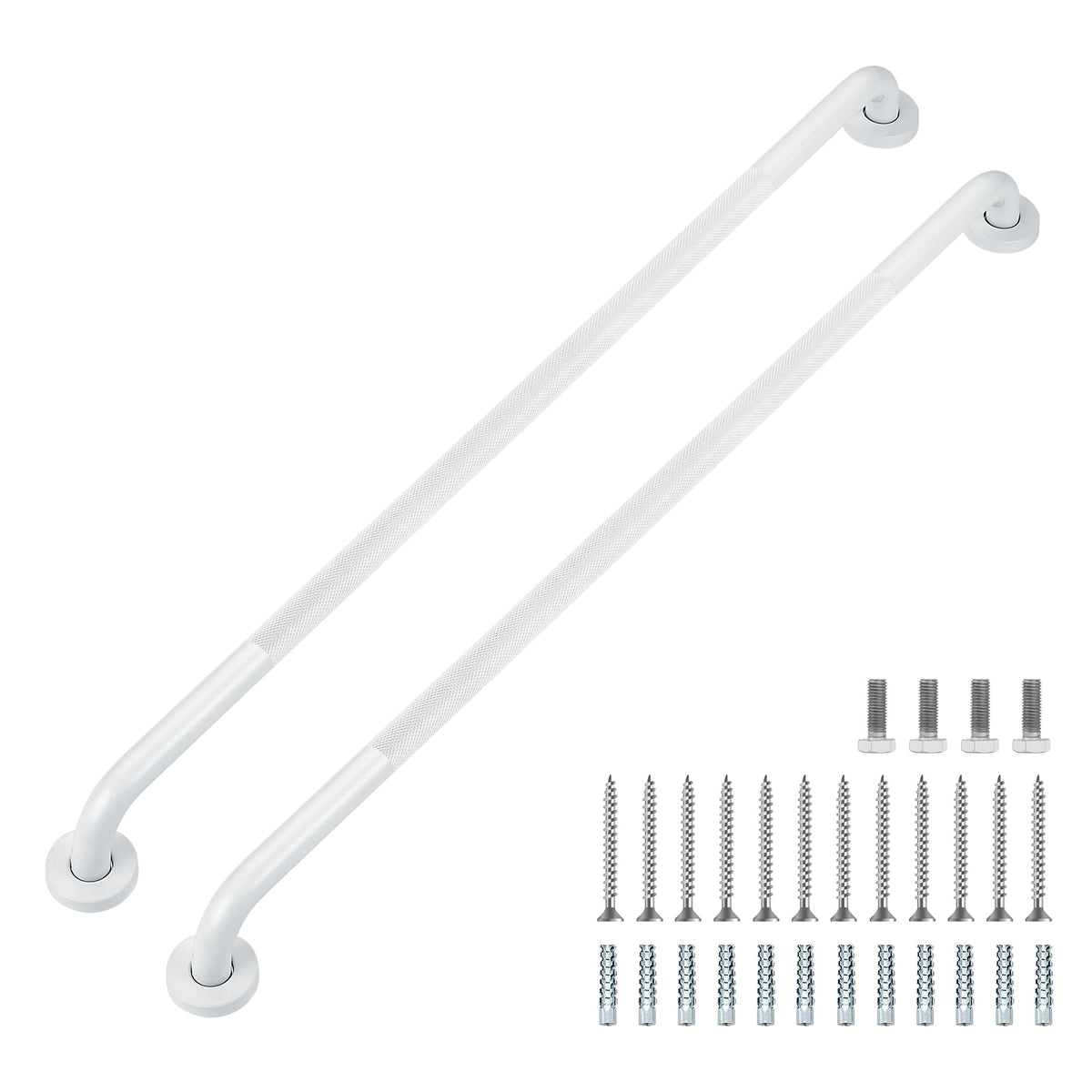 Grab Bars for Shower, 18 Inch Shower Handle, 2 Pack, Brushed Nickel
