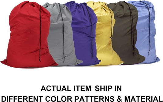 Extra Large Laundry Bag 30"x40", Varied Colors, 6 Pack