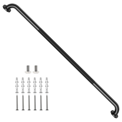 ZUEXT 2 Pack 16 Inch Chrome Anti Slip Shower Grab Bar with Knurled Grip
