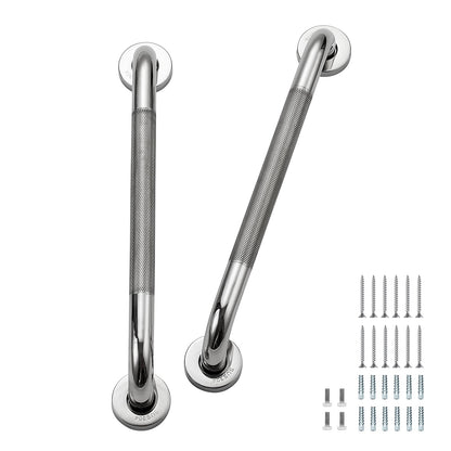 Grab Bars for Shower, 18 Inch Shower Handle, 2 Pack, Brushed Nickel