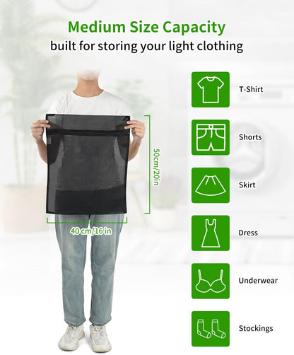 OTraki 2 Pack Mesh Laundry Bags 16X20 inch Durable Laundry Garment Bag