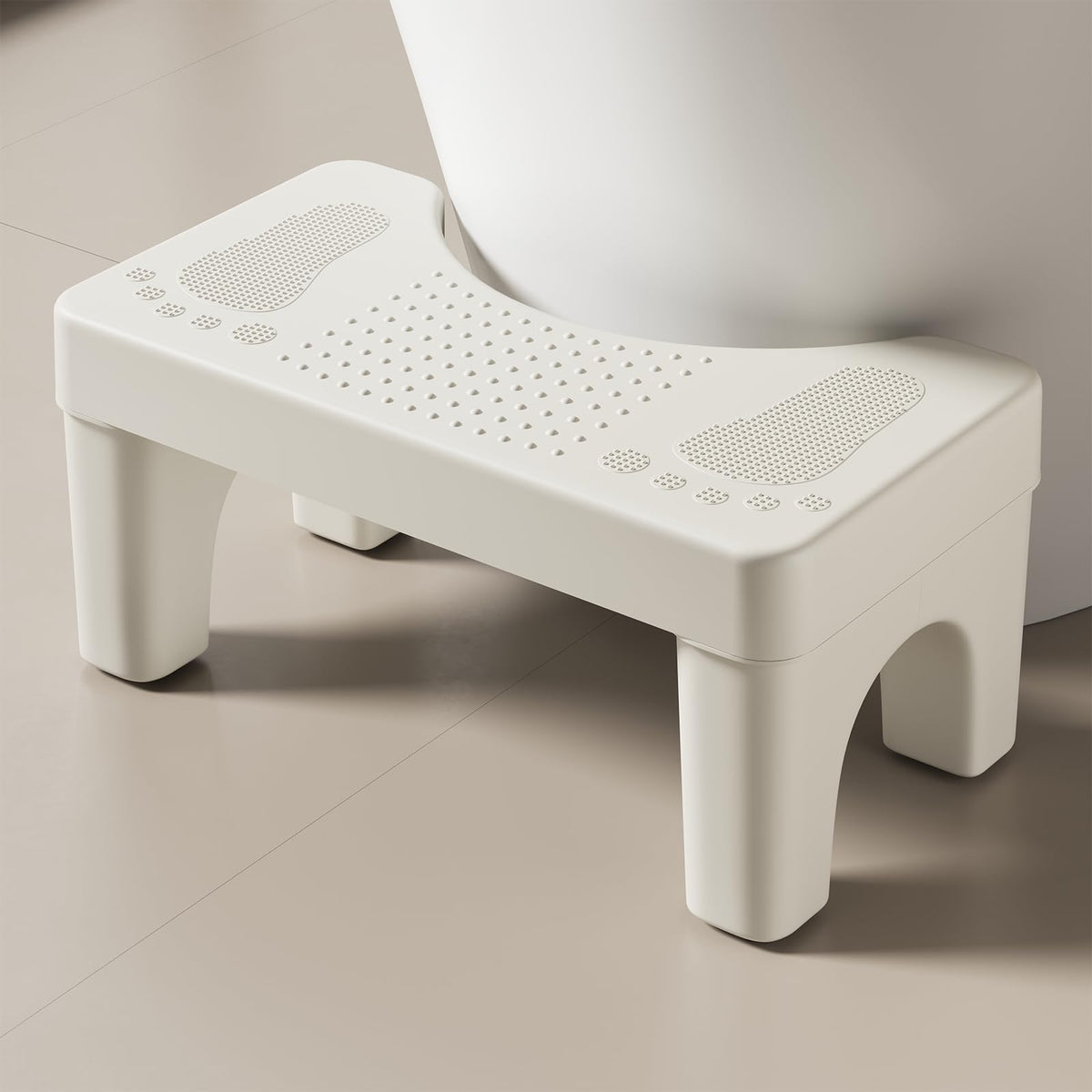 Squatting Potty for Adults, Toilet Squat Poop Stool for Bathroom Pooping