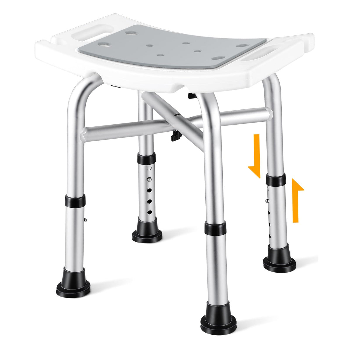 Hiqufet Medical Shower Chair for Inside Shower, Heavy Duty Shower Stool