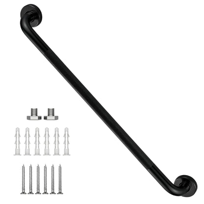 16 Inch Shower Grab Bars, 2 Pack Chrome Safety Bars 1.25" Dia