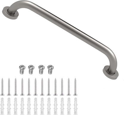 ELLO&ALLO Oil Rubbed Bronze Bathroom Shower Grab Bar, Home Care Bath Hardware (16 Inch)
