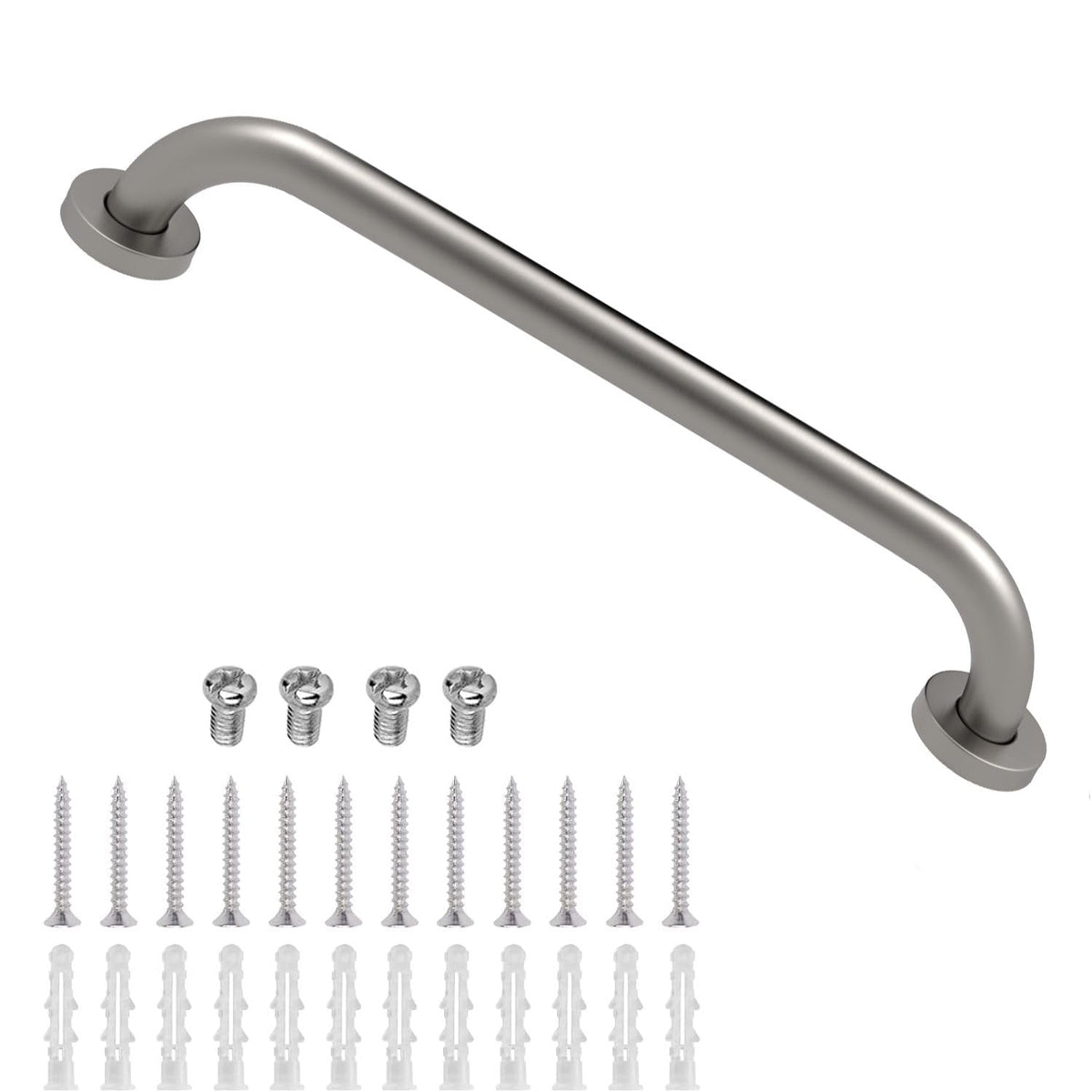 ELLO&ALLO Oil Rubbed Bronze Bathroom Shower Grab Bar, Home Care Bath Hardware (16 Inch)