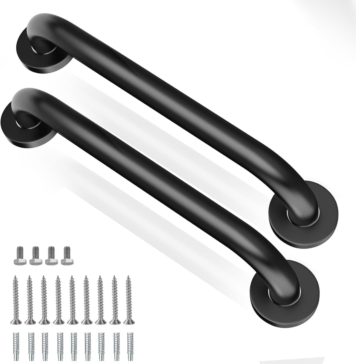 Shower Grab Bars 16 Inch, 500 lbs Heavy Duty, 2 Pack