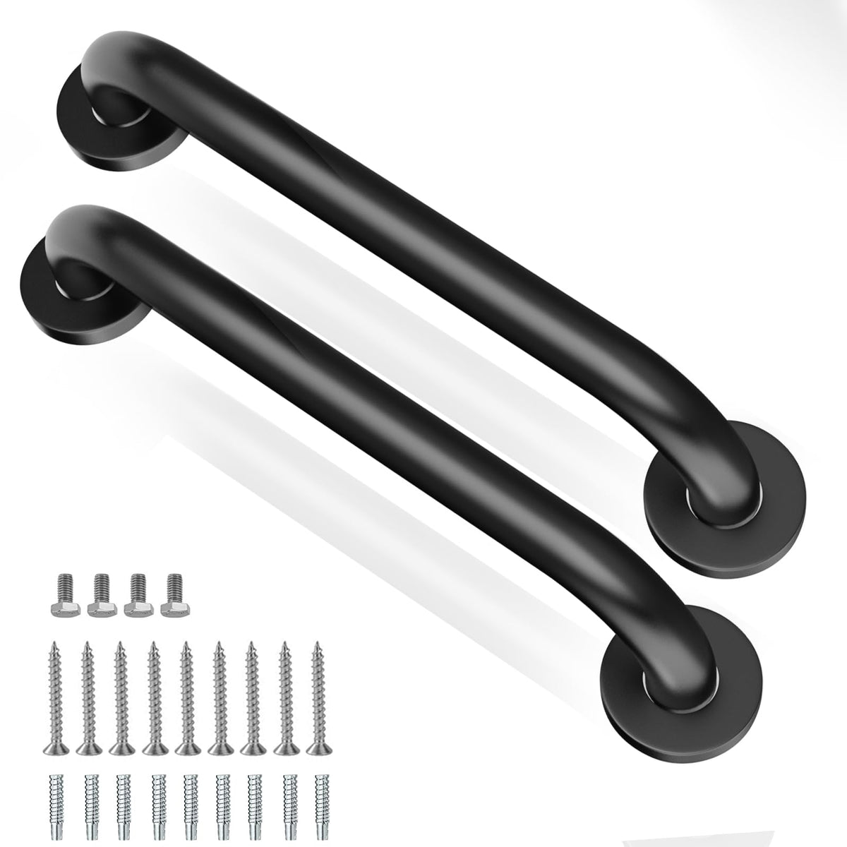 Shower Grab Bars 16 Inch, 500 lbs Heavy Duty, 2 Pack