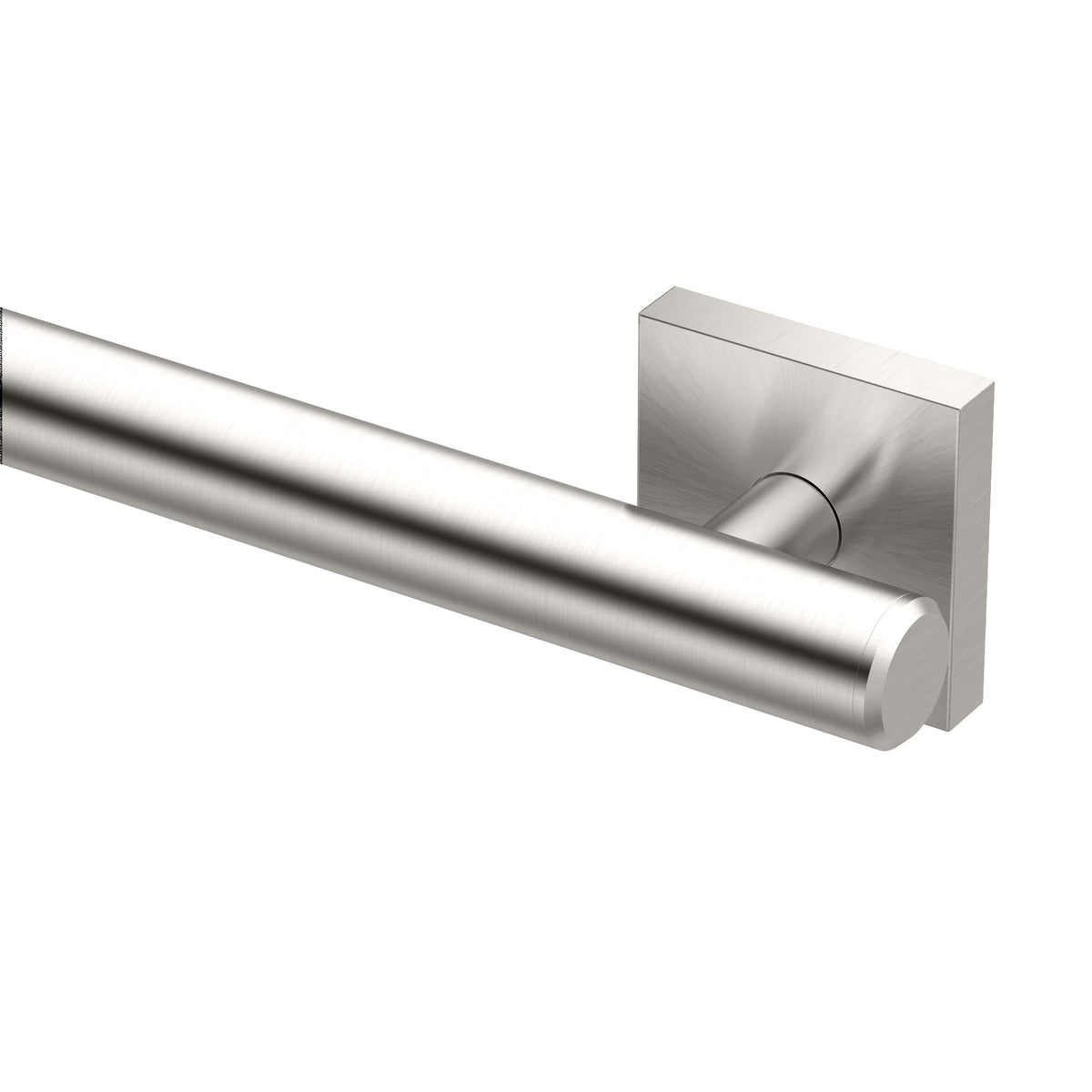 Gatco 950 Elevate Shower Grab Bar, 12 Inch, ADA Compliant, Satin Nickel, Wall Mounted Bathroom Handrail