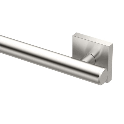 Gatco 950 Elevate Shower Grab Bar, 12 Inch, ADA Compliant, Satin Nickel, Wall Mounted Bathroom Handrail