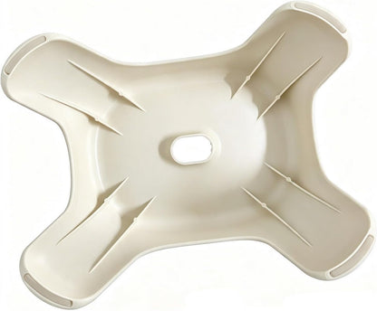 Plastic Step Stool, Heavy-Duty ABS Bathroom Shower Stool, Non-Slip Bath Seat with Rubber Pads, 12.2x9.25x7.68 Inch,