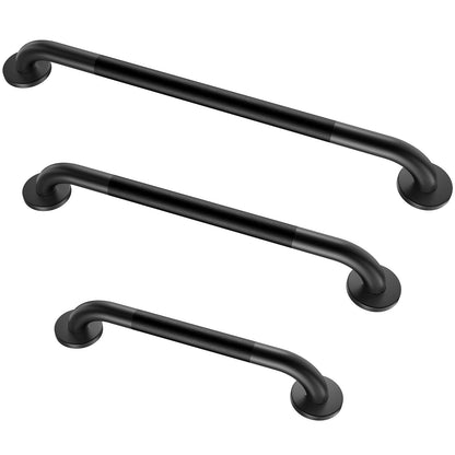 Grab Bar Bundle for ADA Compliance, Brushed Stainless Steel 1.5" Diameter 3-Piece Set (18", 36", 42") for Commercial Restrooms & Shower Safety Bars for Seniors