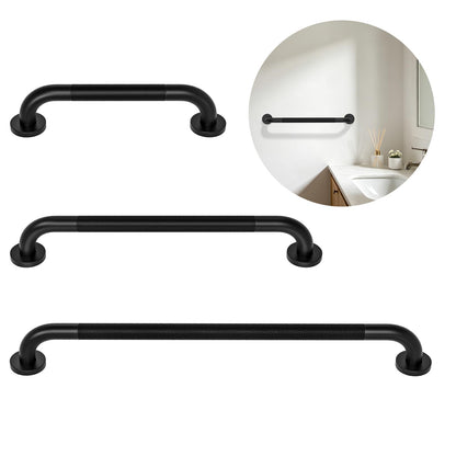3 Pack Anti Slip Shower Grab Bar, Munzong 12" 16" 16" White Bathroom Bar