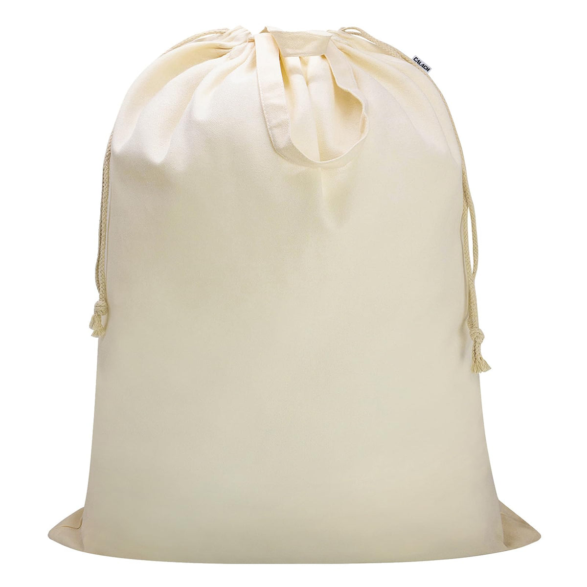 Canvas Laundry Bag 33"Wx 35"H, Extra Large Heavy Duty Hamper Liner,XL Beige