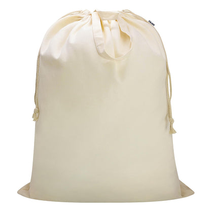 Canvas Laundry Bag 33"Wx 35"H, Extra Large Heavy Duty Hamper Liner,XL Beige