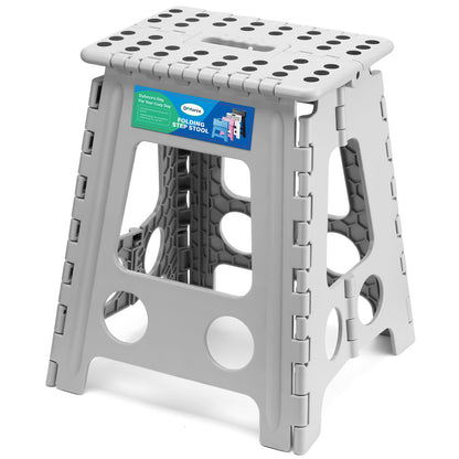 Dyforce Kids Step Stool 9 Inch, 300lbs Folding Step Stool for Toddler
