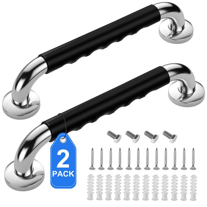 Gotega 16 Inch Shower Grab Bars for Seniors, Anti Slip Handicap Grab Bars