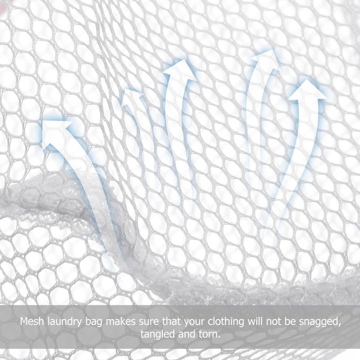 Lurrose 5pcs Mesh Laundry Bags for Washing Machine Cylinder Delicates Bag for Underwear T-Shirts Towels Storage and Travel 12.99X8.66X8.66in