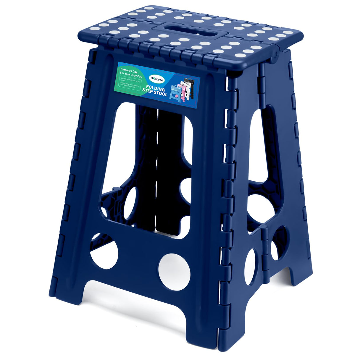 Dyforce Kids Step Stool 9 Inch, 300lbs Folding Step Stool for Toddler