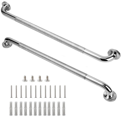 Rockgoya 16 Inch Anti-Slip Shower Grab Bars, 1.25" Diameter 2 Pack