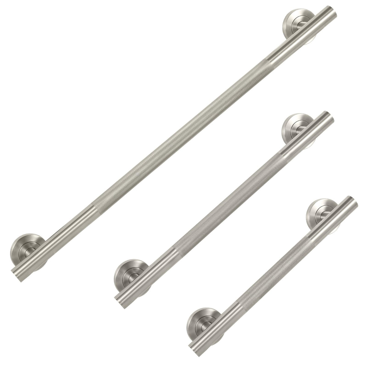 Lava Odoro Gold Shower Grab Bars, 12" Upgrade Anti-Slip Knurling Grab Bar