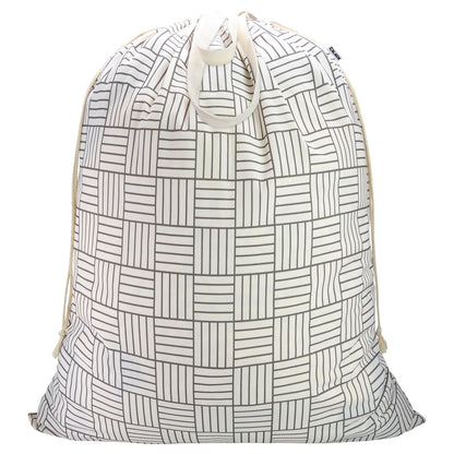 Canvas Laundry Bag 33"Wx 35"H, Extra Large Heavy Duty Hamper Liner,XL Beige