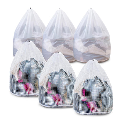 Extra Large Mesh Laundry Bags Washing Bag 2Pack Delicates Bag and Pull net style Laundry Bag Jumbo for Washing Machine Large Mesh Bags for Blankets, Bedding, Coats, Toys (2PCS-XXXL)