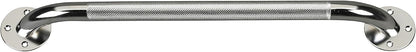 Drive Medical Chrome Knurled Grab Bar for Bathroom Safety, 18 in