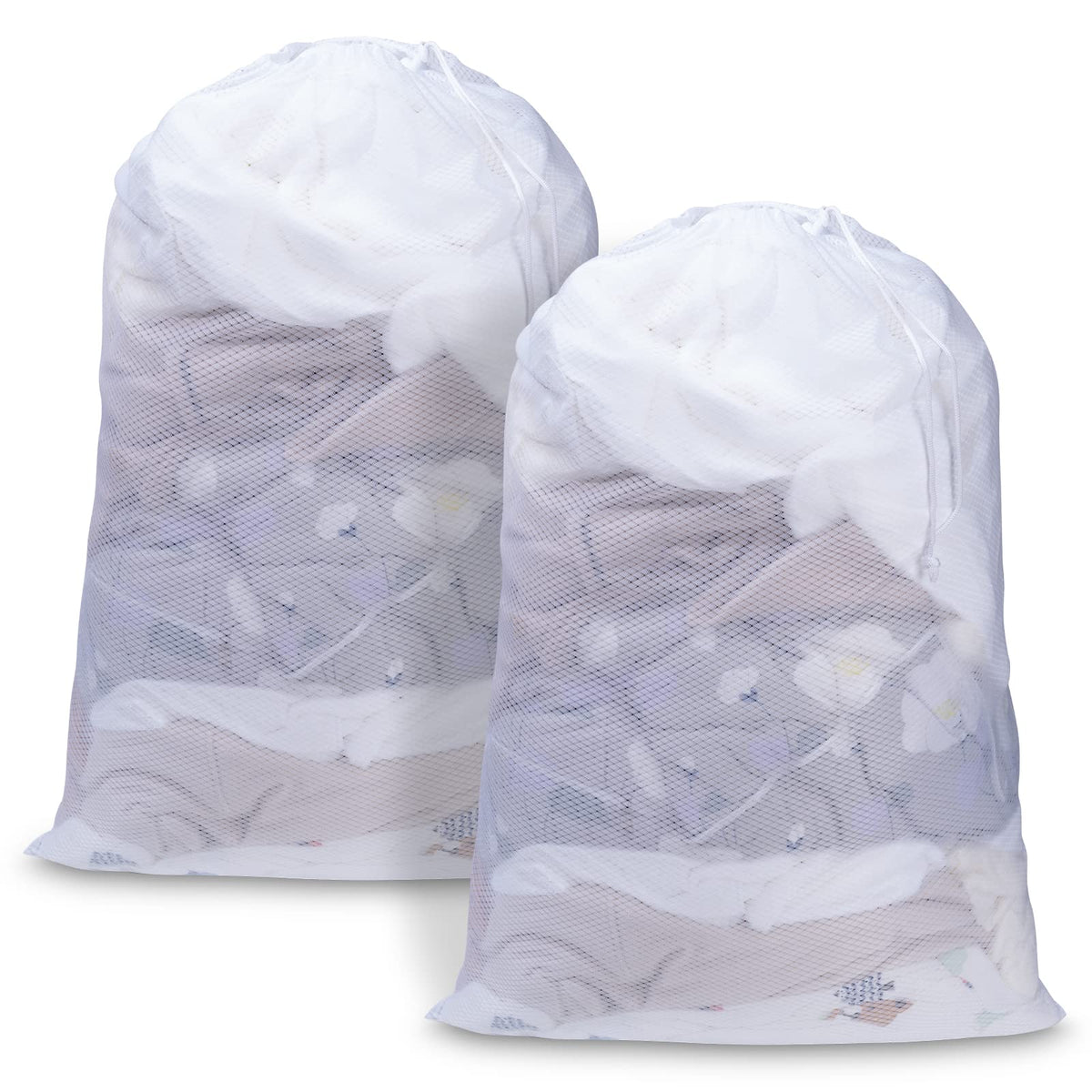 Meowoo 4Pcs Large Mesh Laundry Bag, 27×36inch