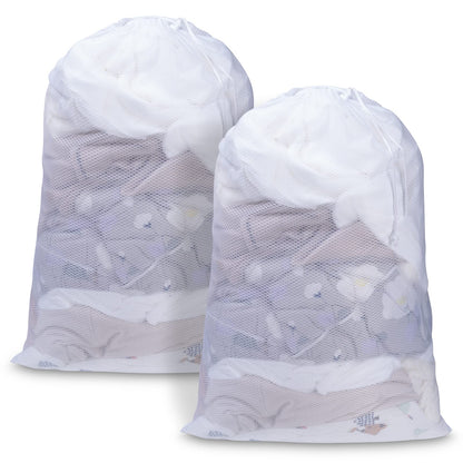 Meowoo 4Pcs Large Mesh Laundry Bag, 27×36inch