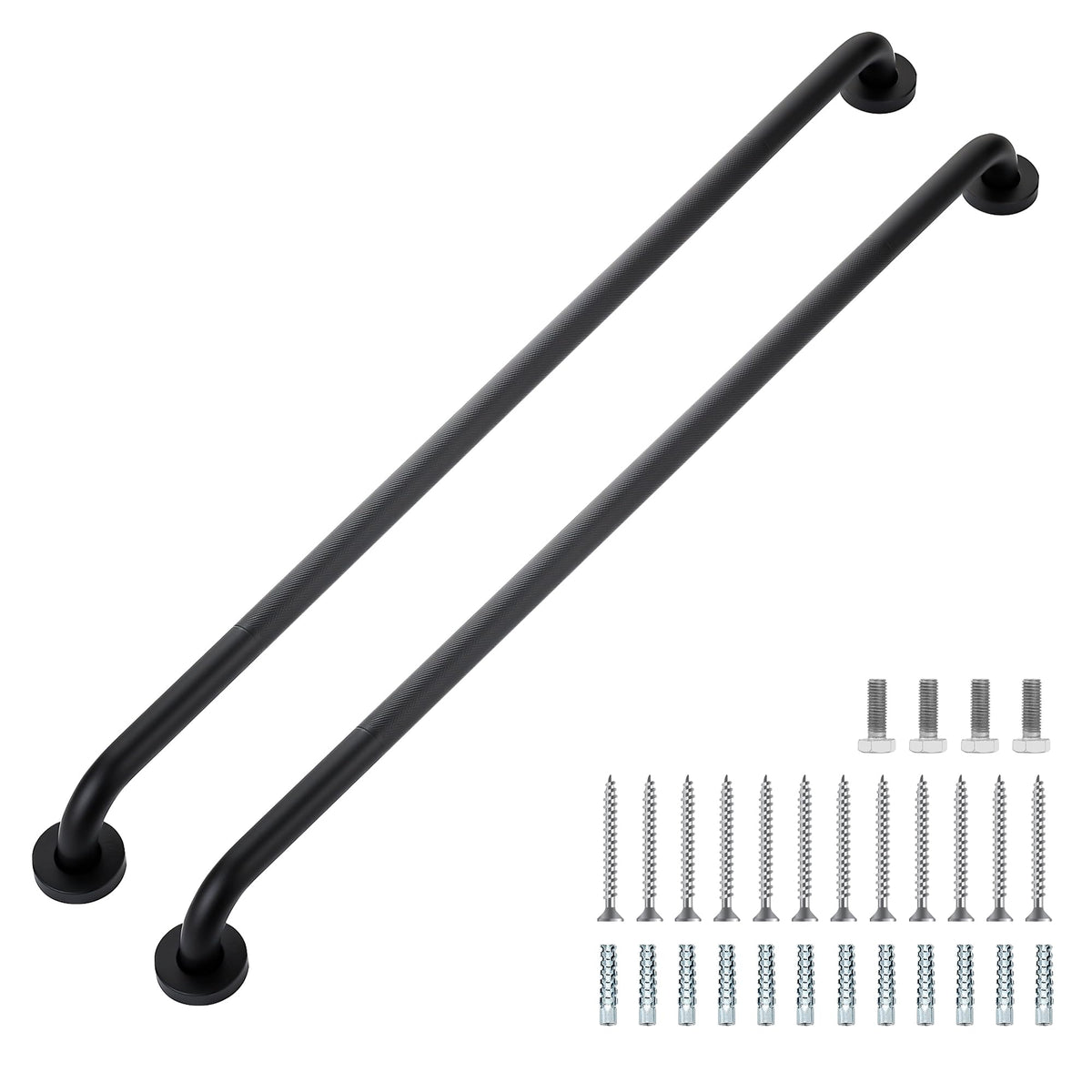 Grab Bars for Shower, 18 Inch Shower Handle, 2 Pack, Brushed Nickel